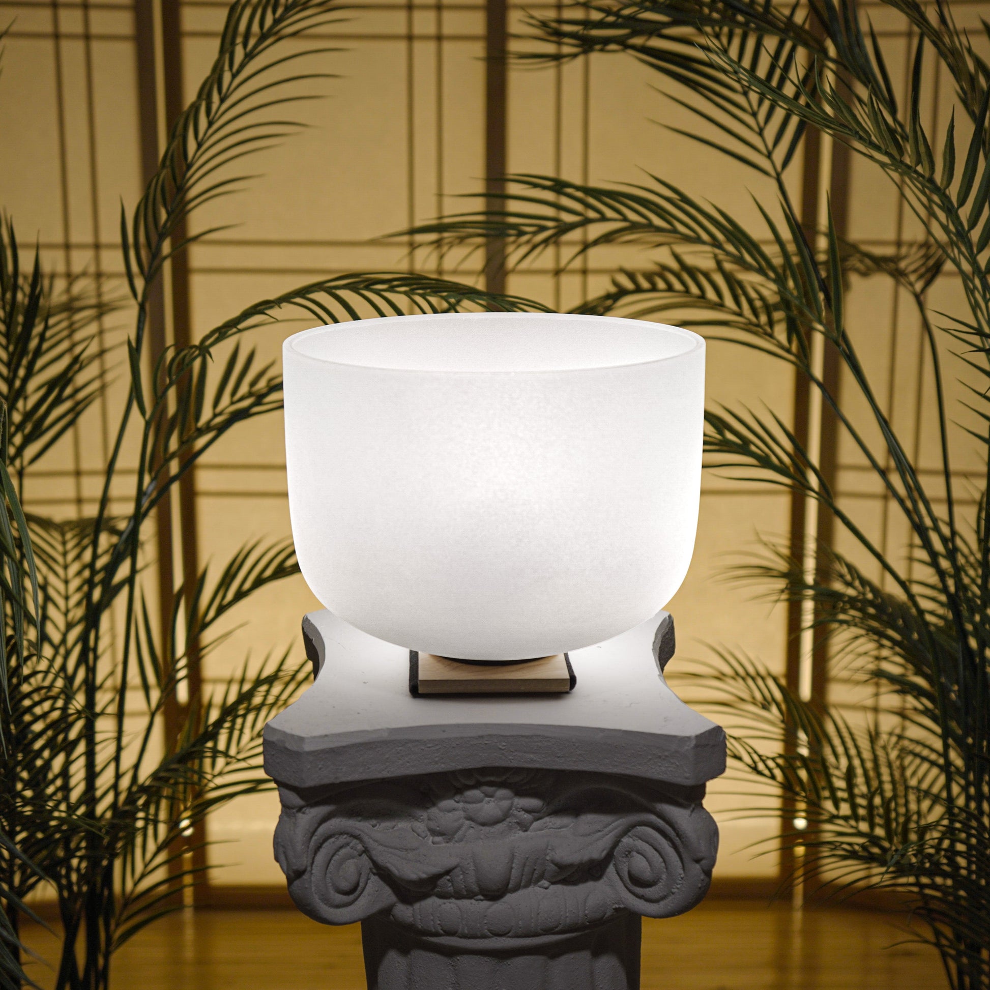 Throat chakra singing bowl