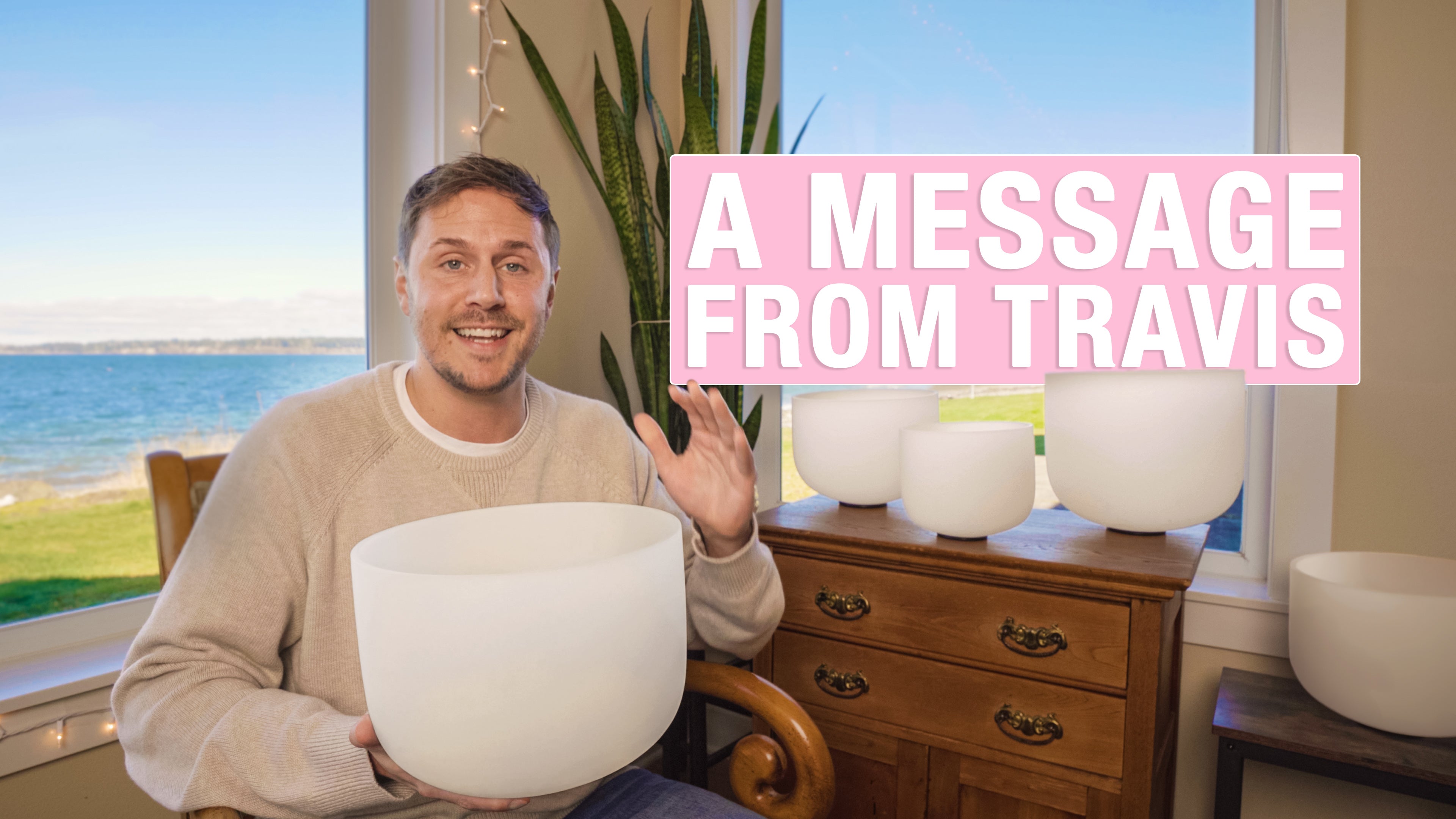Load video: Exact Frequency Crystal Singing Bowls