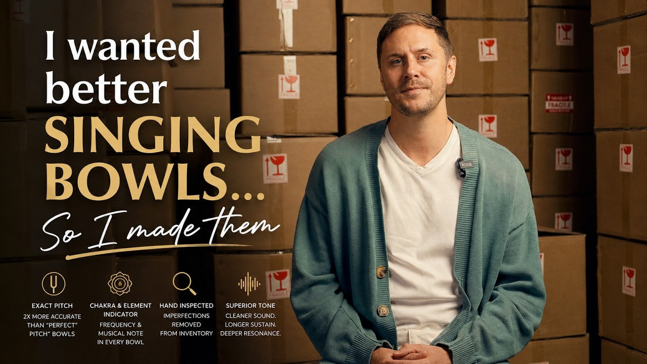 Load video: Exact Pitch Crystal Singing Bowls