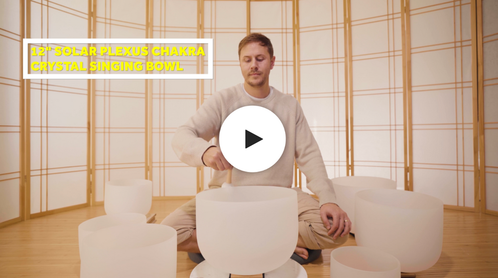 Solar Plexus crystal singing bowl